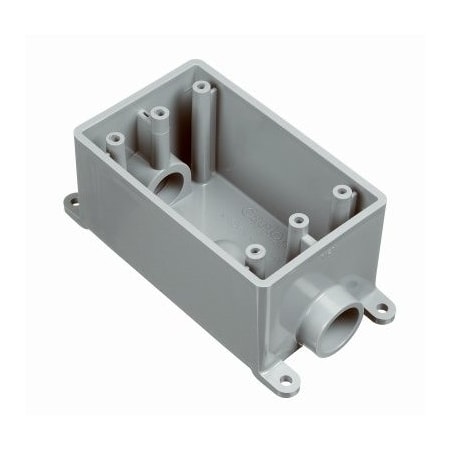 Abb Electrical Box, 18 cu in, FSC Box Type, 1 Gang, PVC E981EFN-CTN